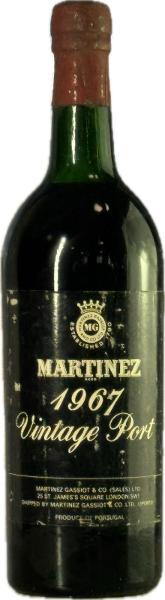 Martinez Vintage Port, 1967
