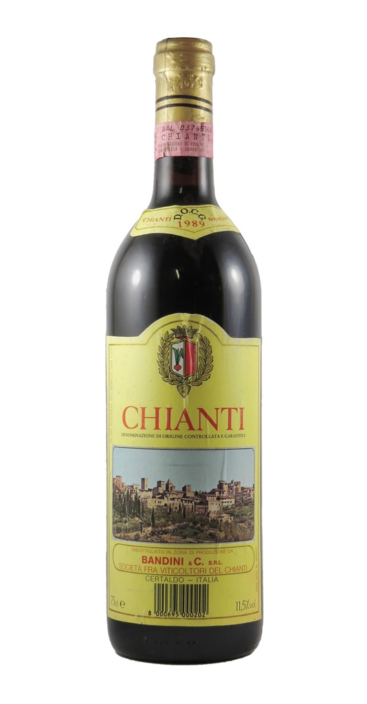 Chianti ワイン　古酒1989 ビンテージ Chianti 1989 Bandini | Vintage Wine and Port