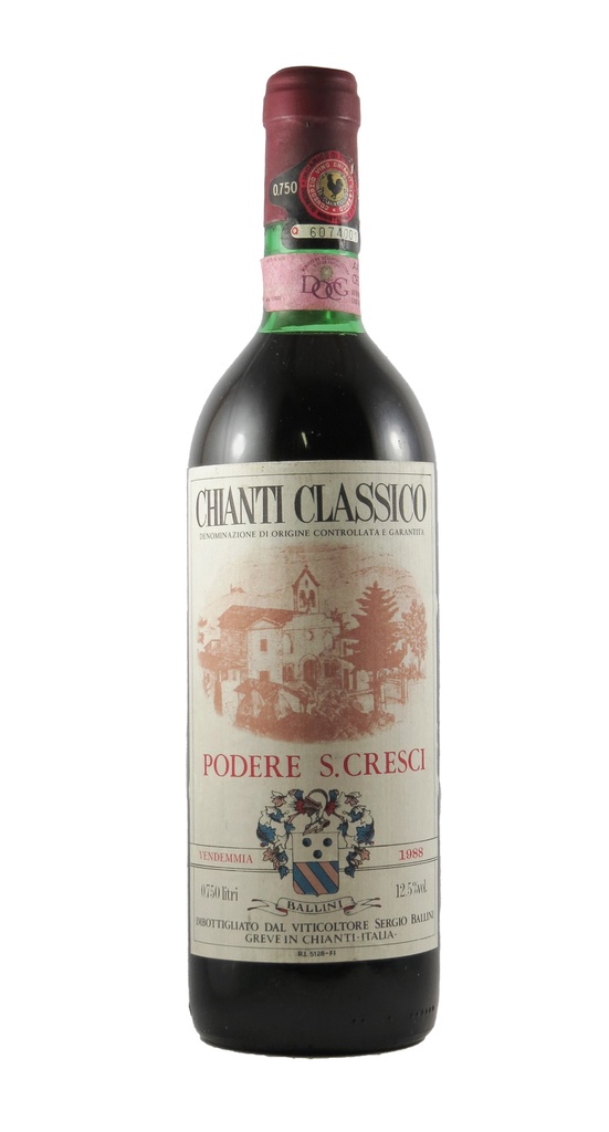 Chianti Classico 1988 Podere S. Crespi | Vintage Wine and Port