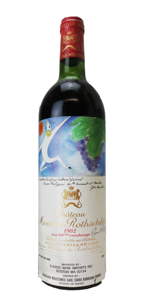 Chateau Mouton Rothschild Bordeaux Wine Vintage Wine Port
