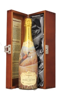 Pierre Mignon Le Breuil Grande Reserve Brut Champagne presented in a Stained Wooden Box, 0